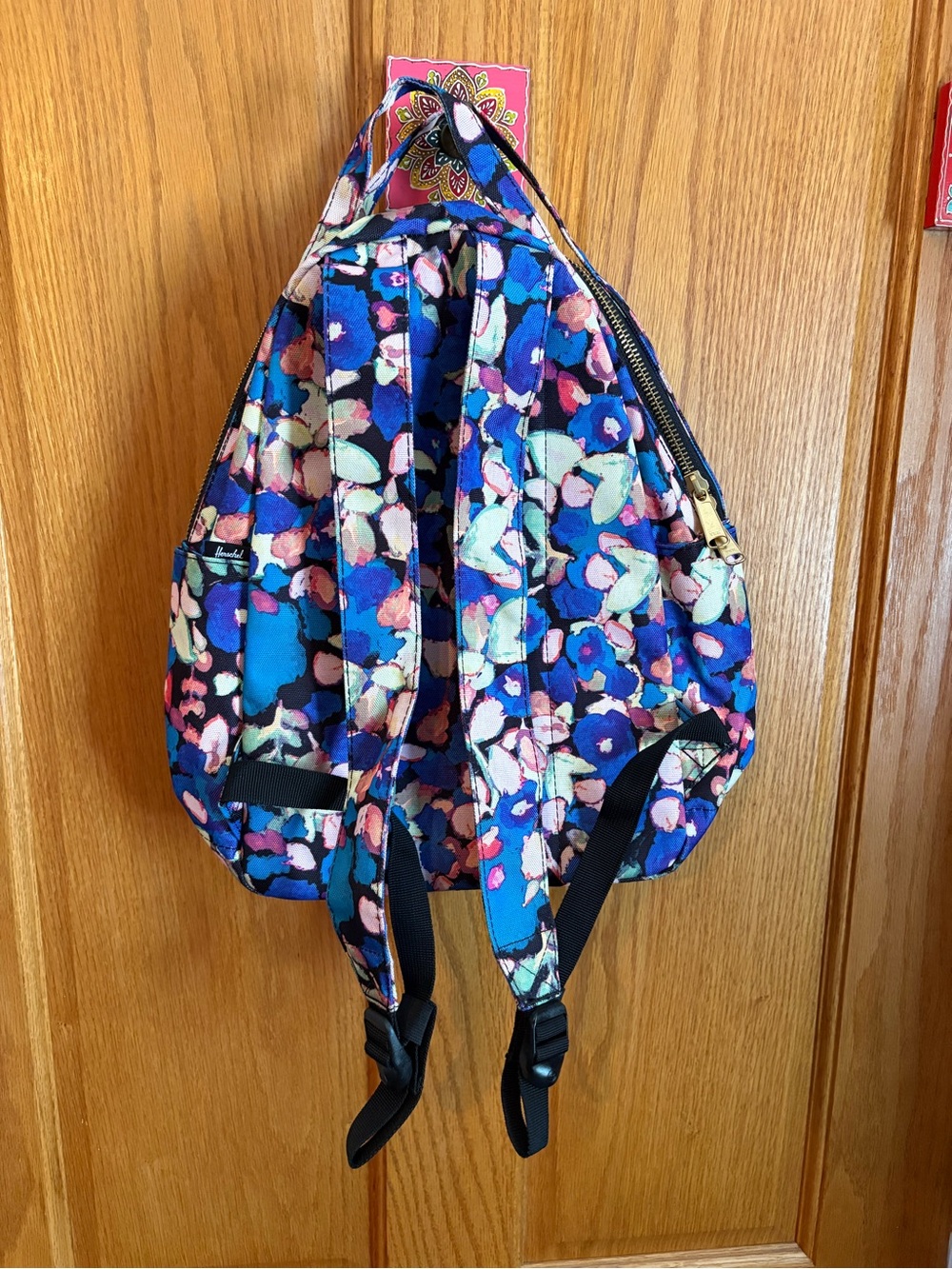 Herschel Floral Blue Mini Backpack - Picture 2 of 4